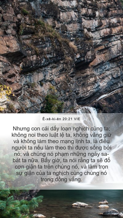 Ê-xê-ki-ên 20:21 VIE Bible Verse Image