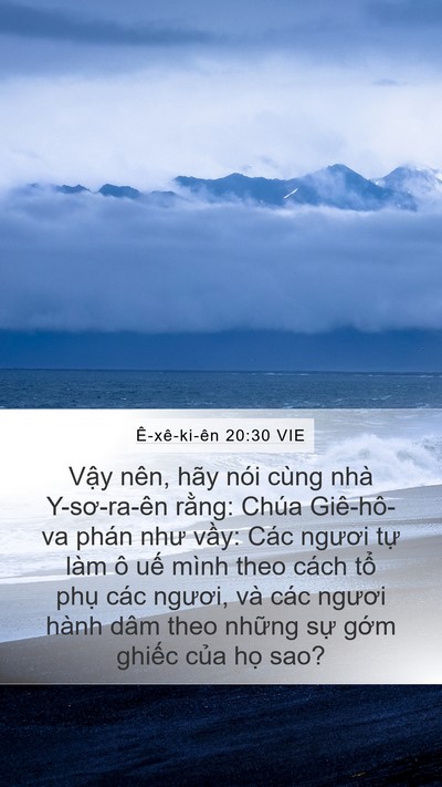 Ê-xê-ki-ên 20:30 VIE Bible Verse Image