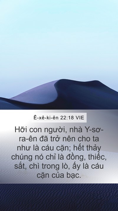 Ê-xê-ki-ên 22:18 VIE Bible Verse Image