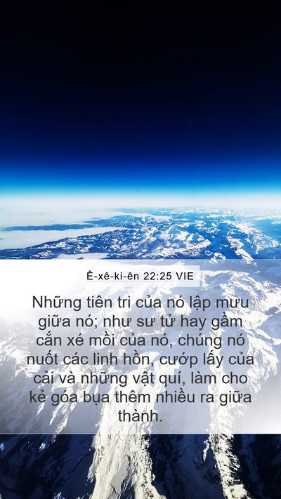Ê-xê-ki-ên 22:25 VIE Bible Verse Image