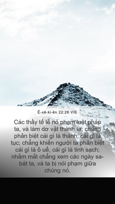 Ê-xê-ki-ên 22:26 VIE Bible Verse Image