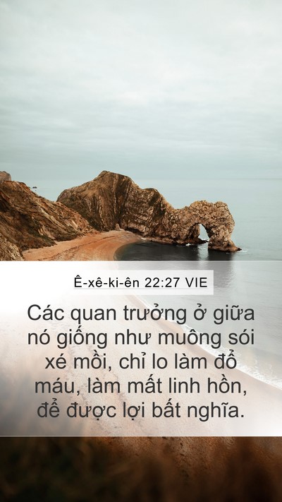 Ê-xê-ki-ên 22:27 VIE Bible Verse Image