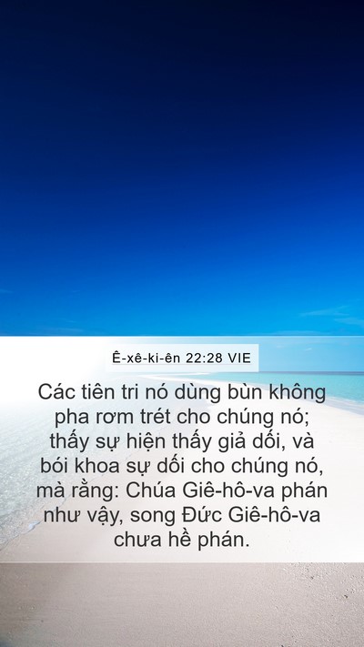 Ê-xê-ki-ên 22:28 VIE Bible Verse Image