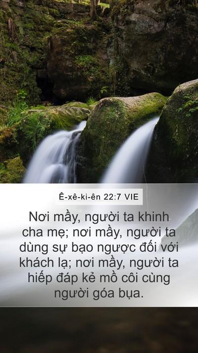 Ê-xê-ki-ên 22:7 VIE Bible Verse Image