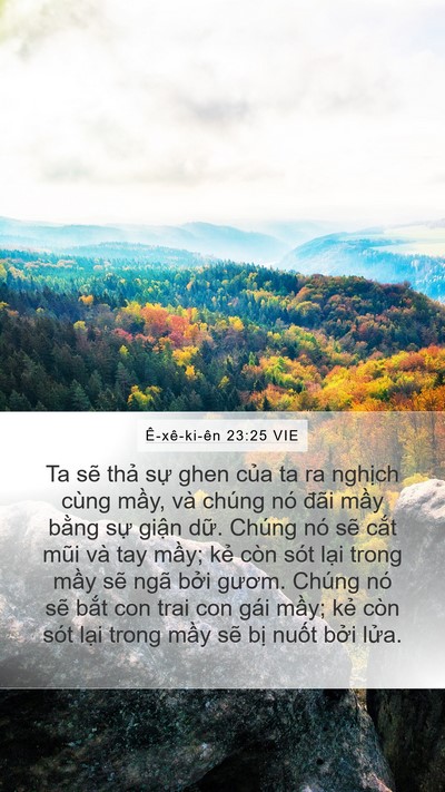 Ê-xê-ki-ên 23:25 VIE Bible Verse Image