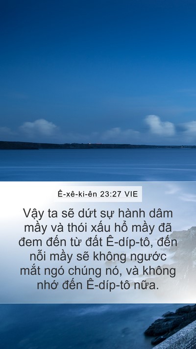 Ê-xê-ki-ên 23:27 VIE Bible Verse Image