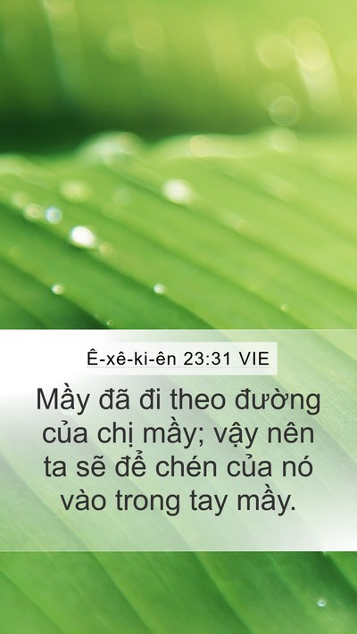 Ê-xê-ki-ên 23:31 VIE Bible Verse Image