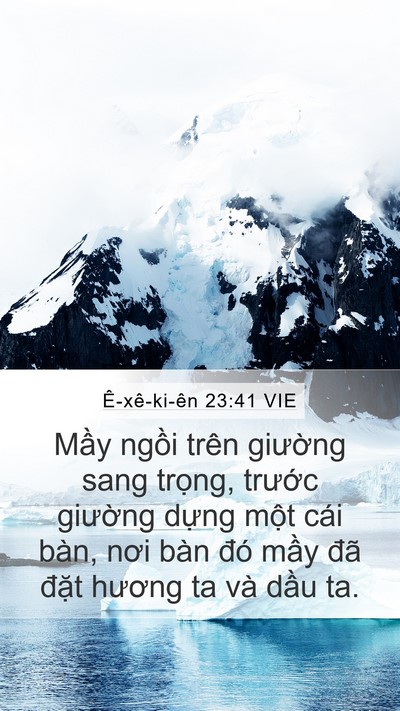 Ê-xê-ki-ên 23:41 VIE Bible Verse Image