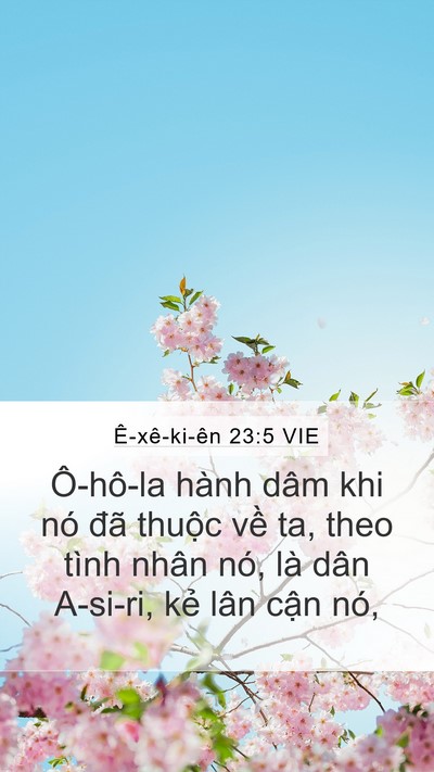 Ê-xê-ki-ên 23:5 VIE Bible Verse Image