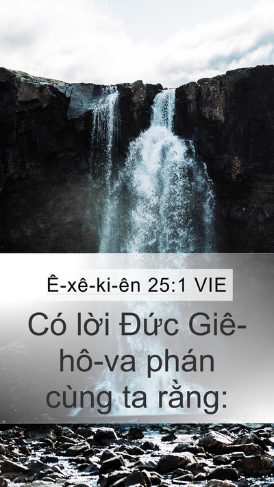 Ê-xê-ki-ên 25:1 VIE Bible Verse Image