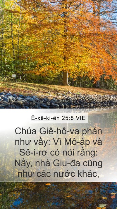 Ê-xê-ki-ên 25:8 VIE Bible Verse Image