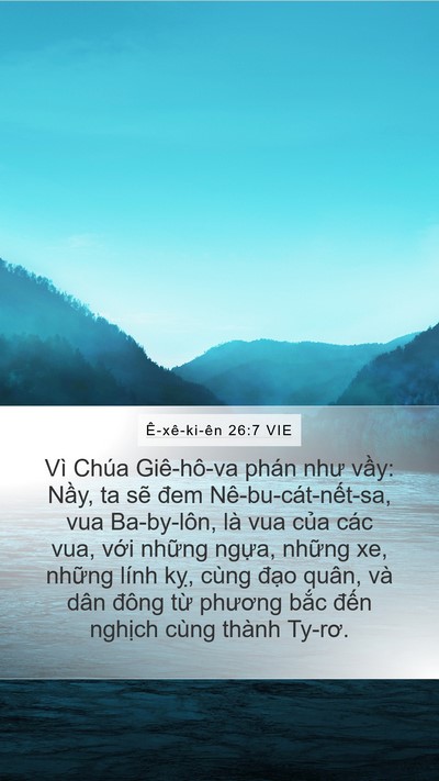 Ê-xê-ki-ên 26:7 VIE Bible Verse Image
