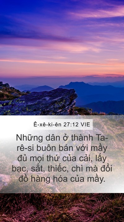 Ê-xê-ki-ên 27:12 VIE Bible Verse Image