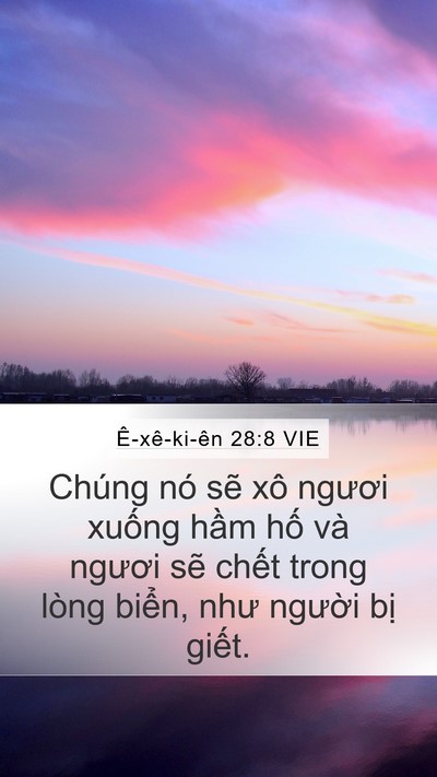 Ê-xê-ki-ên 28:8 VIE Bible Verse Image
