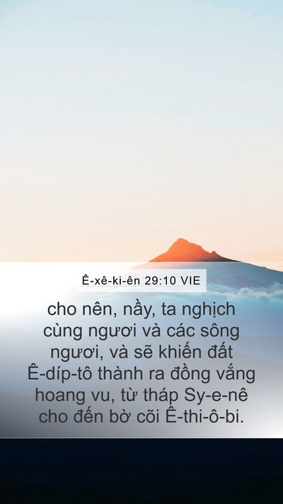 Ê-xê-ki-ên 29:10 VIE Bible Verse Image