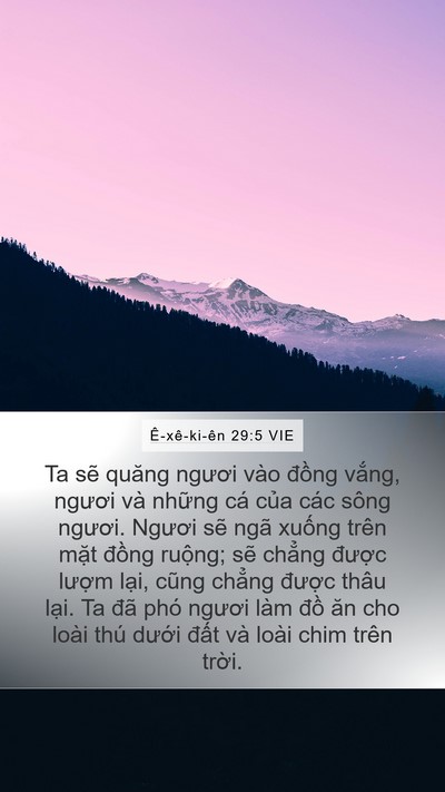 Ê-xê-ki-ên 29:5 VIE Bible Verse Image
