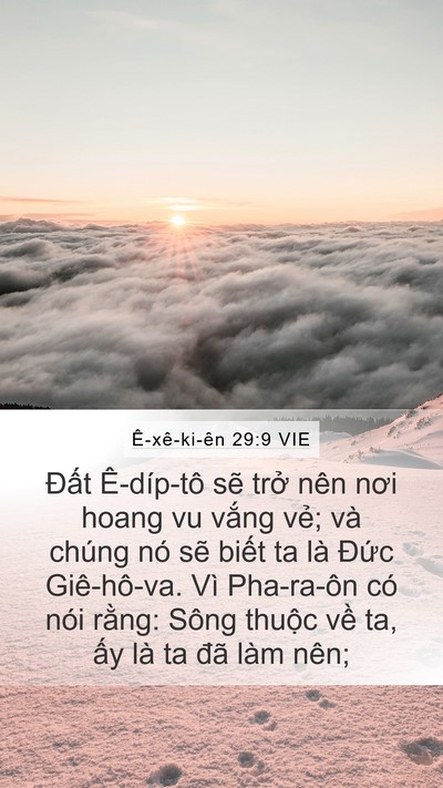 Ê-xê-ki-ên 29:9 VIE Bible Verse Image