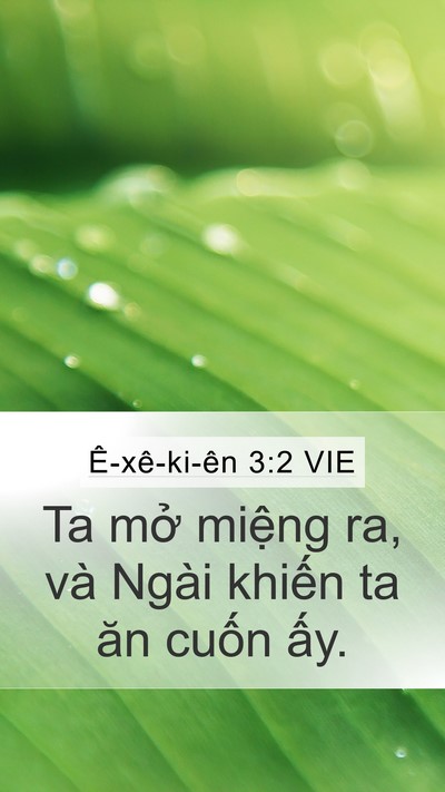 Ê-xê-ki-ên 3:2 VIE Bible Verse Image