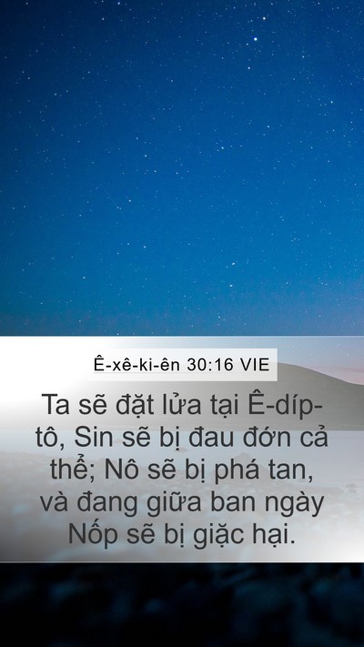Ê-xê-ki-ên 30:16 VIE Bible Verse Image