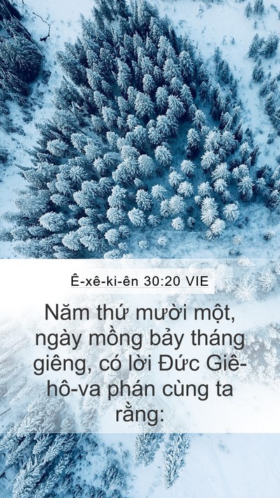 Ê-xê-ki-ên 30:20 VIE Bible Verse Image