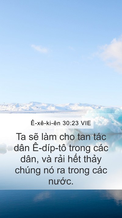 Ê-xê-ki-ên 30:23 VIE Bible Verse Image