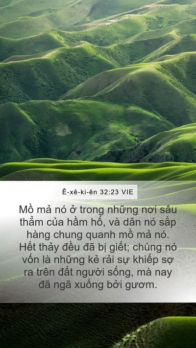 Ê-xê-ki-ên 32:23 VIE Bible Verse Image