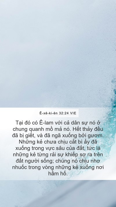 Ê-xê-ki-ên 32:24 VIE Bible Verse Image