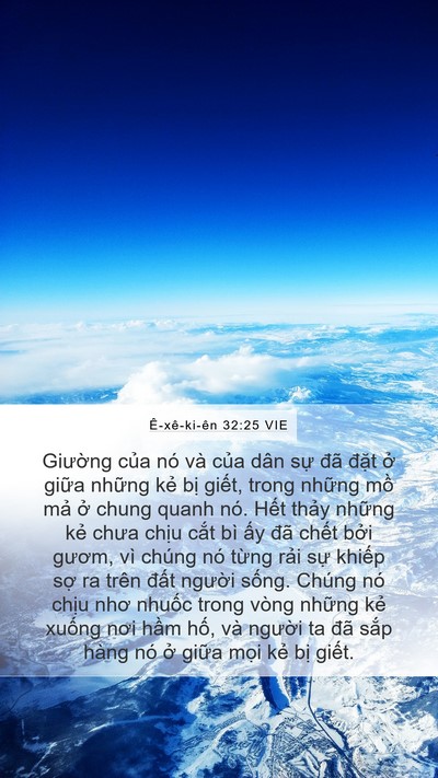 Ê-xê-ki-ên 32:25 VIE Bible Verse Image