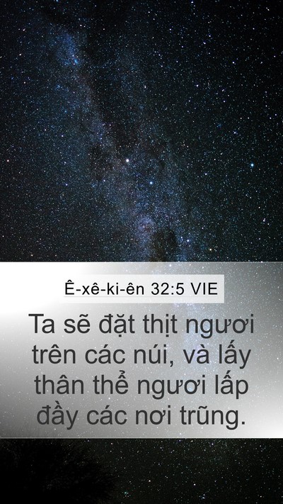 Ê-xê-ki-ên 32:5 VIE Bible Verse Image