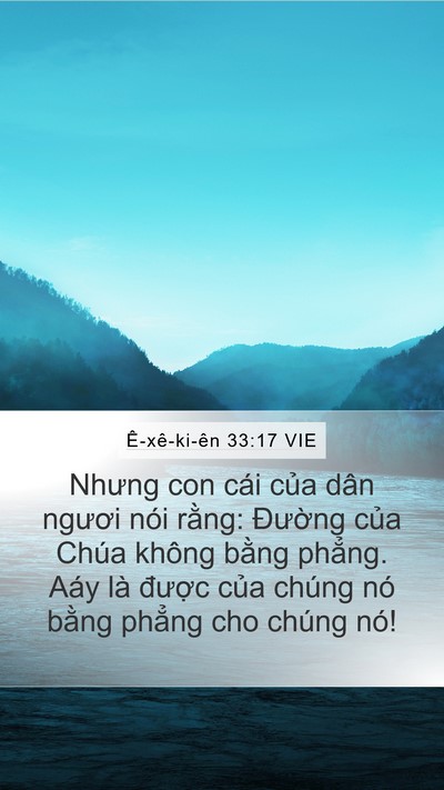 Ê-xê-ki-ên 33:17 VIE Bible Verse Image