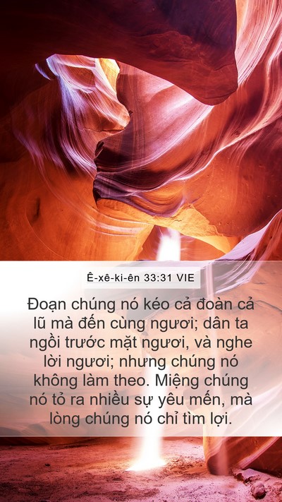 Ê-xê-ki-ên 33:31 VIE Bible Verse Image