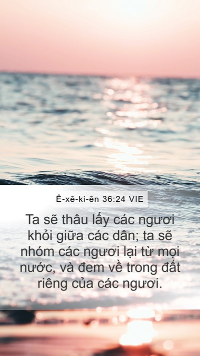 Ê-xê-ki-ên 36:24 VIE Bible Verse Image