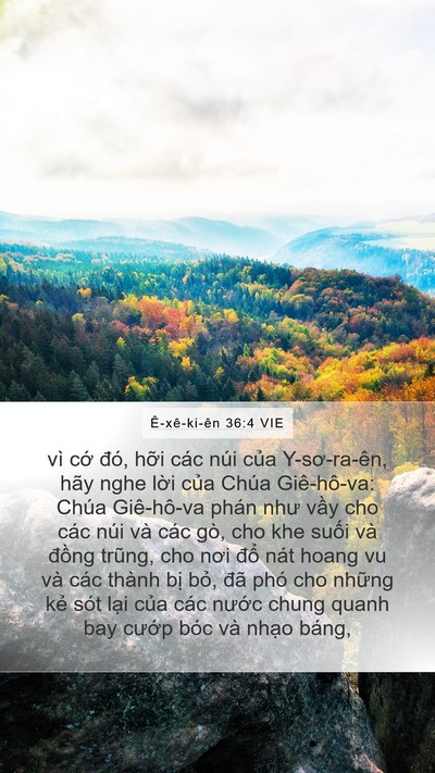 Ê-xê-ki-ên 36:4 VIE Bible Verse Image