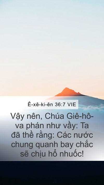 Ê-xê-ki-ên 36:7 VIE Bible Verse Image