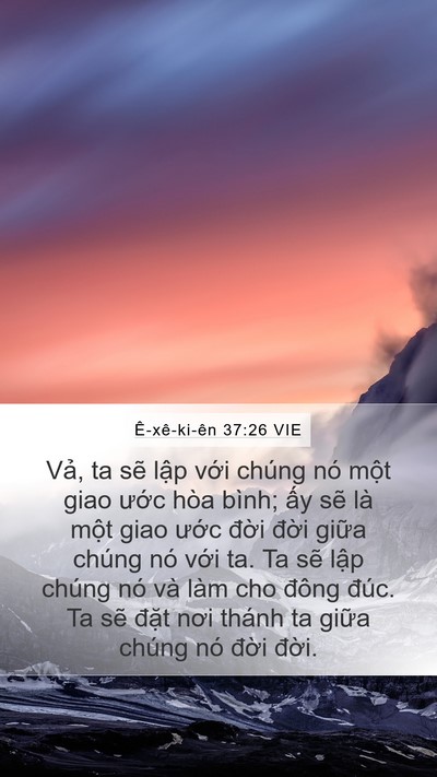 Ê-xê-ki-ên 37:26 VIE Bible Verse Image