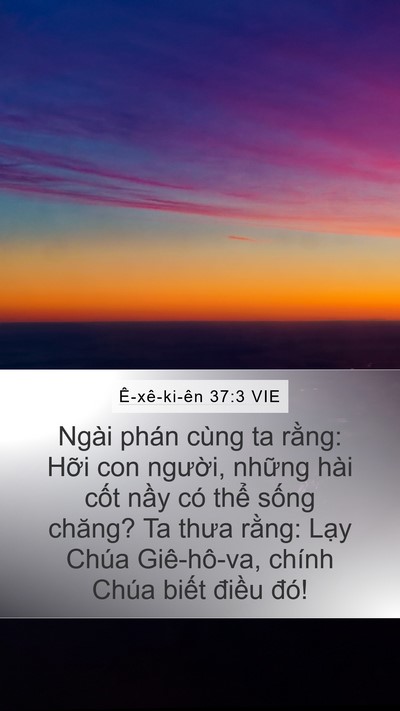 Ê-xê-ki-ên 37:3 VIE Bible Verse Image