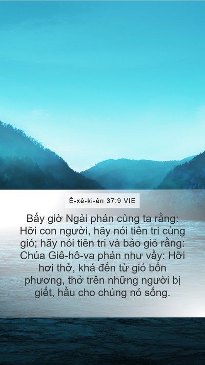 Ê-xê-ki-ên 37:9 VIE Bible Verse Image