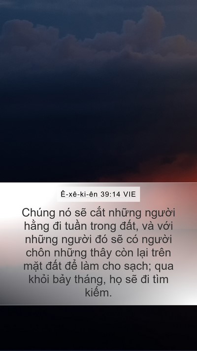 Ê-xê-ki-ên 39:14 VIE Bible Verse Image
