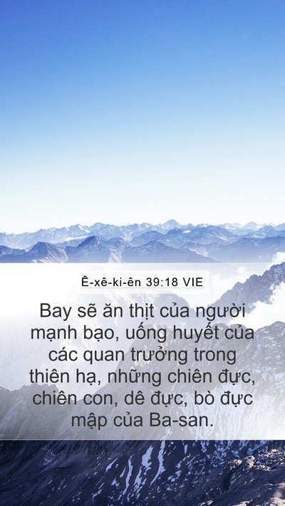 Ê-xê-ki-ên 39:18 VIE Bible Verse Image