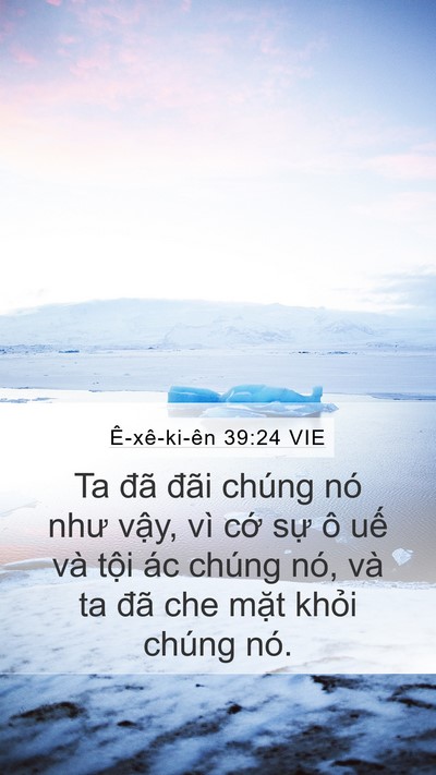 Ê-xê-ki-ên 39:24 VIE Bible Verse Image