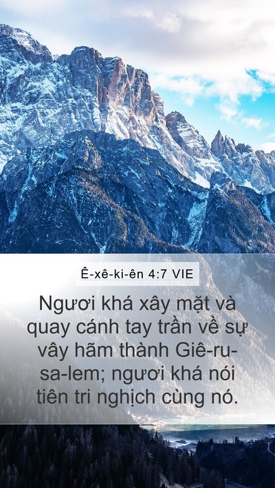 Ê-xê-ki-ên 4:7 VIE Bible Verse Image