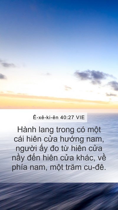 Ê-xê-ki-ên 40:27 VIE Bible Verse Image