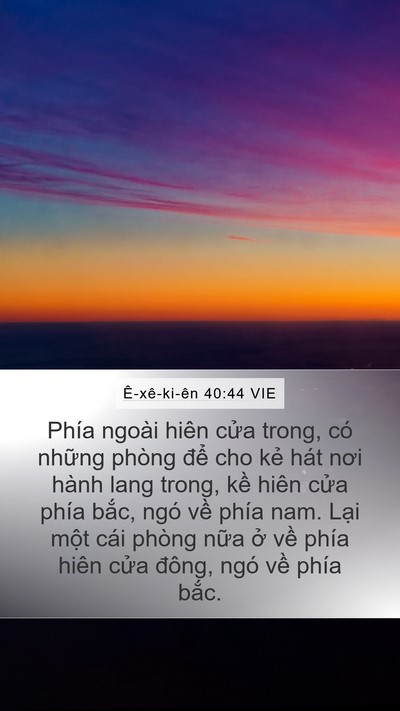 Ê-xê-ki-ên 40:44 VIE Bible Verse Image