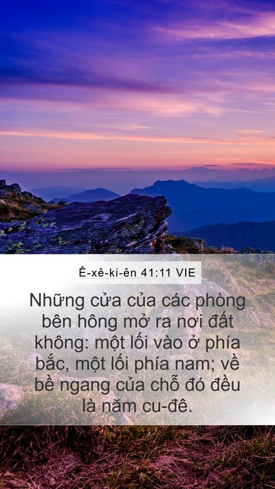 Ê-xê-ki-ên 41:11 VIE Bible Verse Image