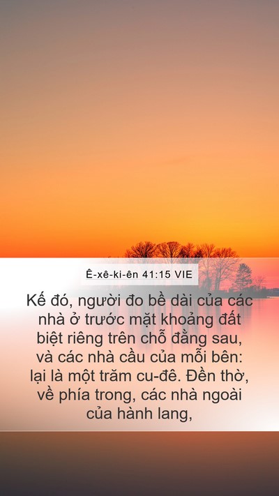 Ê-xê-ki-ên 41:15 VIE Bible Verse Image