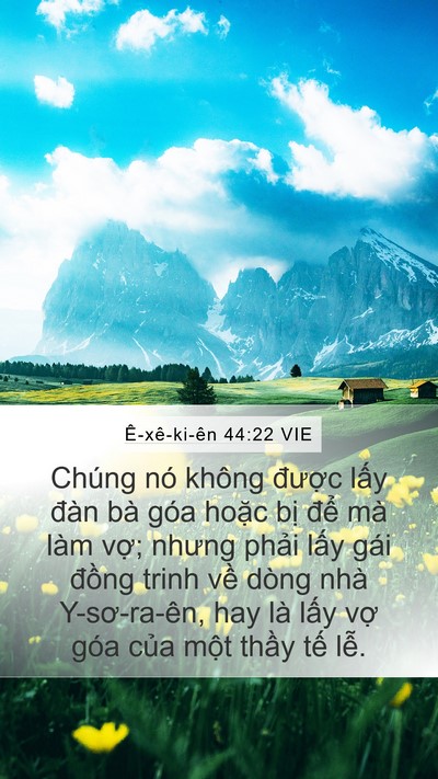 Ê-xê-ki-ên 44:22 VIE Bible Verse Image