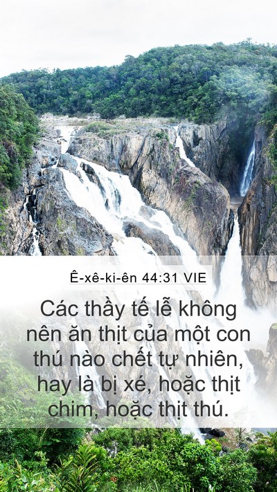 Ê-xê-ki-ên 44:31 VIE Bible Verse Image