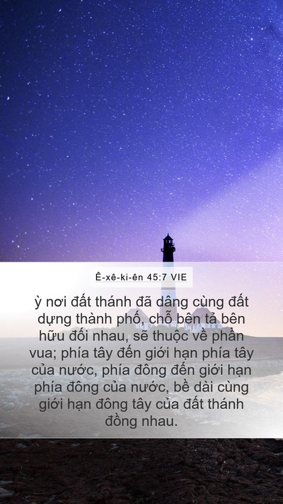 Ê-xê-ki-ên 45:7 VIE Bible Verse Image