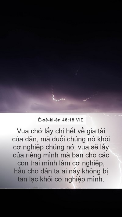 Ê-xê-ki-ên 46:18 VIE Bible Verse Image