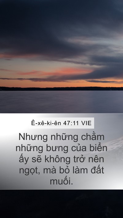 Ê-xê-ki-ên 47:11 VIE Bible Verse Image